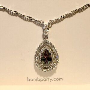 Bomb Party OG Necklace RBP 3463 "Circle of Sparkle"